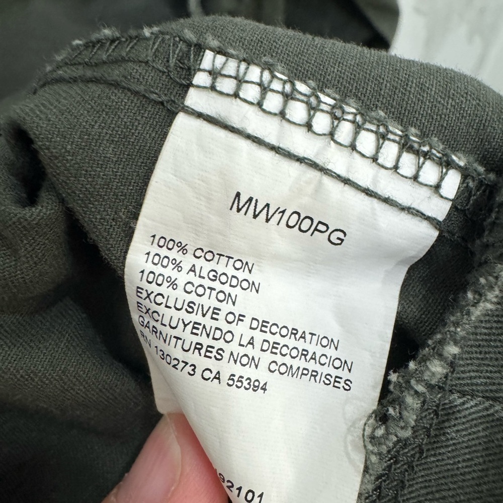 Wrangler Vintage Brushpopper Olive Green Pearl Snap Button Down Casual Shirt - Picture 7 of 9